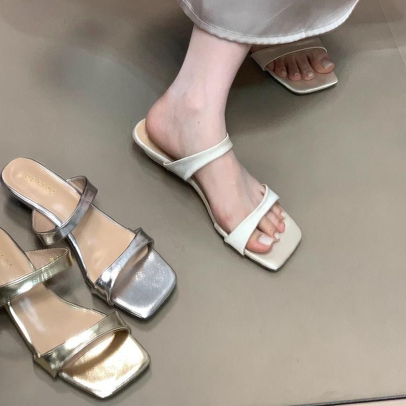 French temperament satin square toe sandals summer 2025 new one-word with casual slope heel cool slippers women 40 абрикосовый
French temperament satin square toe sandals summer 2025 new one-word with casual slope heel cool slippers women 40 абрикосовый