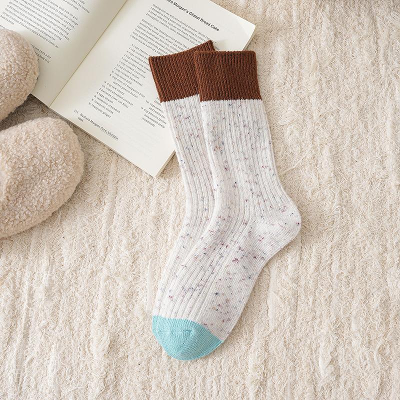 Wool Socks - Double-knit Mid-calf Socks for Children. Thick and Warm for Autumn and Winter. Retro Style. Autumn and Winter Pile-up Socks Idea. Yarn. 1 pair бежевий
Wool Socks - Double-knit Mid-calf Socks for Children. Thick and Warm for Autumn and Winter. Retro Style. Autumn and Winter Pile-up Socks Idea. Yarn. 1 pair бежевий