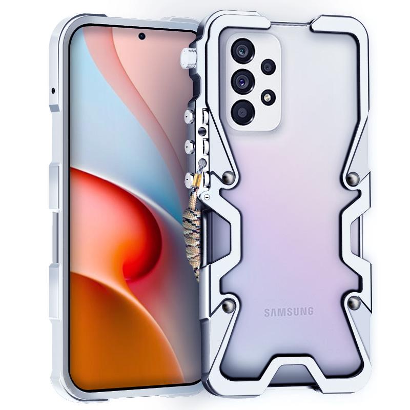 Armor Screw Metal Frame Shockproof Cover For Samsung Galaxy A73 A72 A55 A35 M55 M15 S21+ Aluminium Bumper Case Heavy Duty Fundas Neoprene срібний
Armor Screw Metal Frame Shockproof Cover For Samsung Galaxy A73 A72 A55 A35 M55 M15 S21+ Aluminium Bumper Case Heavy Duty Fundas Neoprene срібний