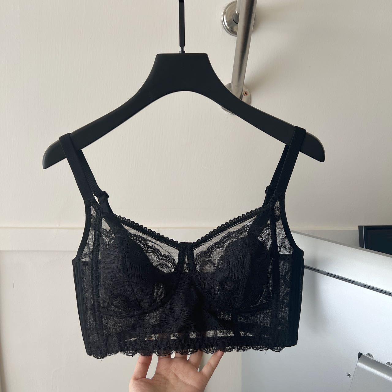 Thin Bra with Rabbit Ears Sexy Lace Lingerie Women s Breast Retraction Anti-sagging Large-sized Bra Push Up Bra 34/75B чорний
Thin Bra with Rabbit Ears Sexy Lace Lingerie Women s Breast Retraction Anti-sagging Large-sized Bra Push Up Bra 34/75B чорний