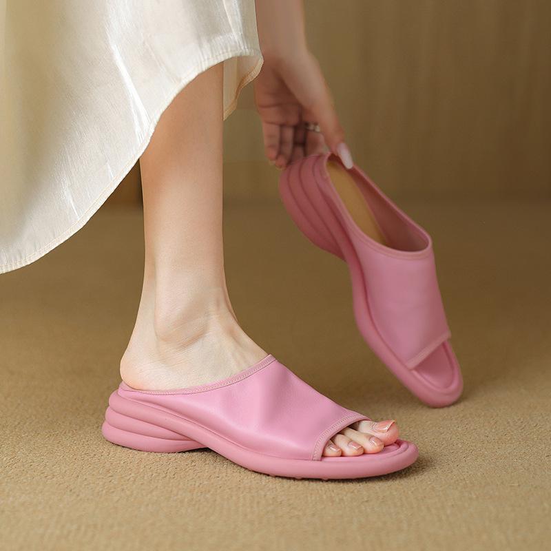 М які шкіряні капці жіночі літні для вулиці 2025 нові сандалі на платформі з м якою підошвою, повсякденні сандалі рожеві 40 рожевий червоний колір
М які шкіряні капці жіночі літні для вулиці 2025 нові сандалі на платформі з м якою підошвою, повсякденні сандалі рожеві 40 рожевий червоний колір