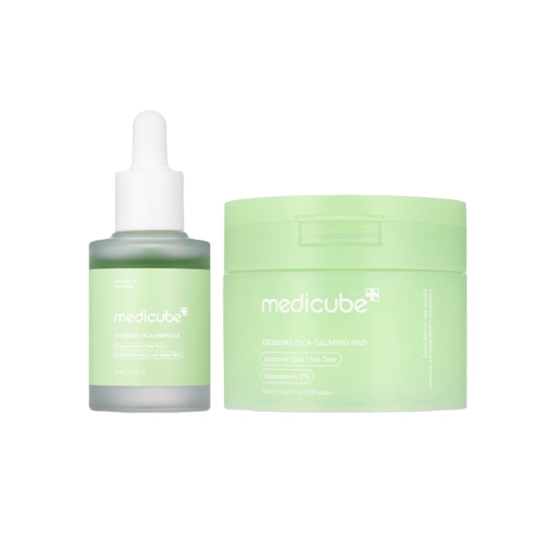 Medicube Exosome Cica Uneven Skin Soothing Set (Exosome Cica Calming 150 ml (100 pads), Ampoule 30 ml) (7 Options) #Ampoule + Pad
Medicube Exosome Cica Uneven Skin Soothing Set (Exosome Cica Calming 150 ml (100 pads), Ampoule 30 ml) (7 Options) #Ampoule + Pad