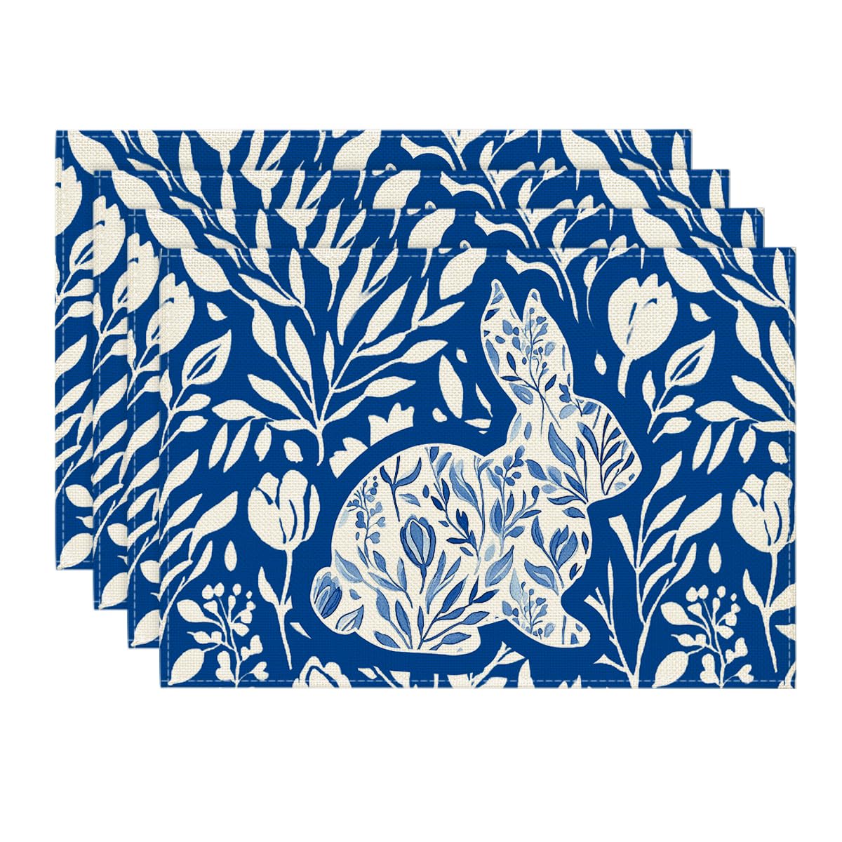 Pink Bunny Rabbit Wild Weeds Easter Placemats Set of 4, 12x18 Inch Seasonal Spring Holiday Table Mats for Party Kitchen Dining Decoration 12 x 18 , Rectangular 4 Pcs
Pink Bunny Rabbit Wild Weeds Easter Placemats Set of 4, 12x18 Inch Seasonal Spring Holiday Table Mats for Party Kitchen Dining Decoration 12 x 18 , Rectangular 4 Pcs