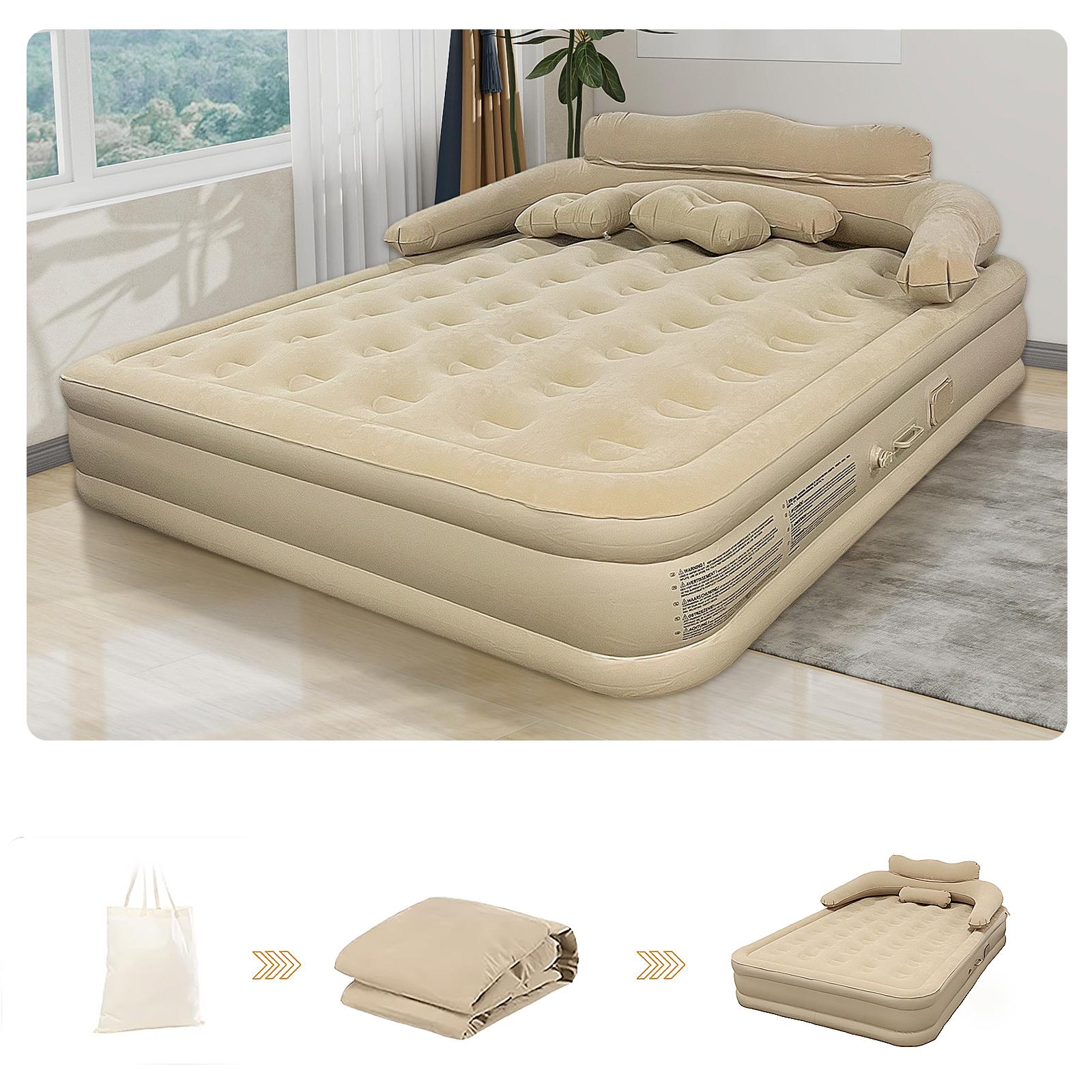 Надувной матрас для 2 человек с мягкой поверхностью, не раздражающей кожу, легко устанавливаемый, портативный, для использования на открытом воздухе и в помещении, со складной кемпинговой надувной кроватью с подушкой l size 192x152x40cm
Надувной матрас для 2 человек с мягкой поверхностью, не раздражающей кожу, легко устанавливаемый, портативный, для использования на открытом воздухе и в помещении, со складной кемпинговой надувной кроватью с подушкой l size 192x152x40cm