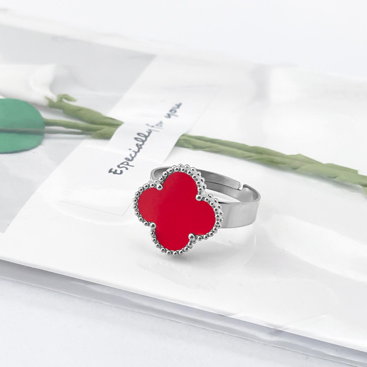 Нове 15мм Велике Модне Кільце-Конюшина Регульоване Кільце з Відкриттям Просте Персоналізоване Кільце
Нове 15мм Велике Модне Кільце-Конюшина Регульоване Кільце з Відкриттям Просте Персоналізоване Кільце