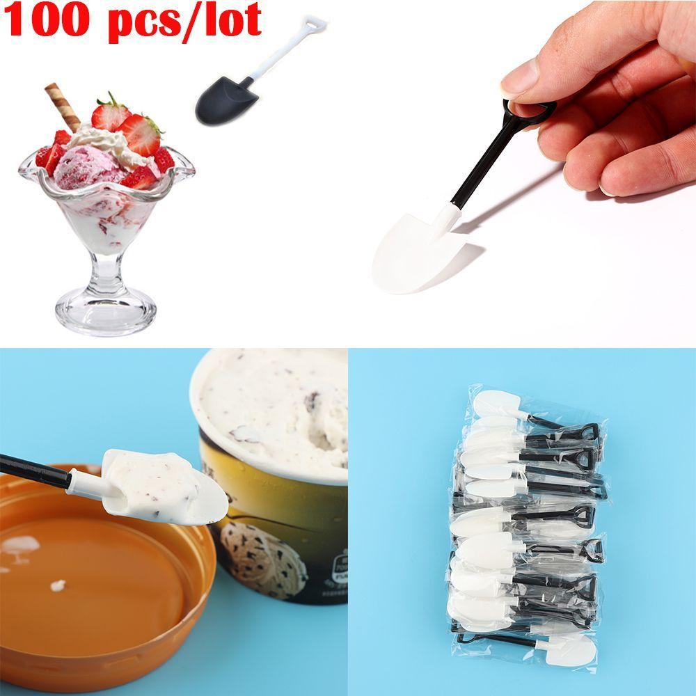 100 Pcs/lot Cute Plastic Party Cutlery Shovel Shape Dessert Stick Ice Cream Spoon Cake Scoop Without packing
100 Pcs/lot Cute Plastic Party Cutlery Shovel Shape Dessert Stick Ice Cream Spoon Cake Scoop Without packing