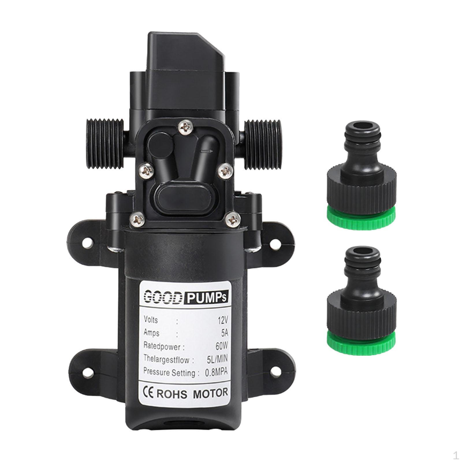 DC 12 В 60 Вт Автоматичний мембранний насос для човна, тиск води, універсальний, повністю герметичний, довжина 16,5 см
DC 12 В 60 Вт Автоматичний мембранний насос для човна, тиск води, універсальний, повністю герметичний, довжина 16,5 см