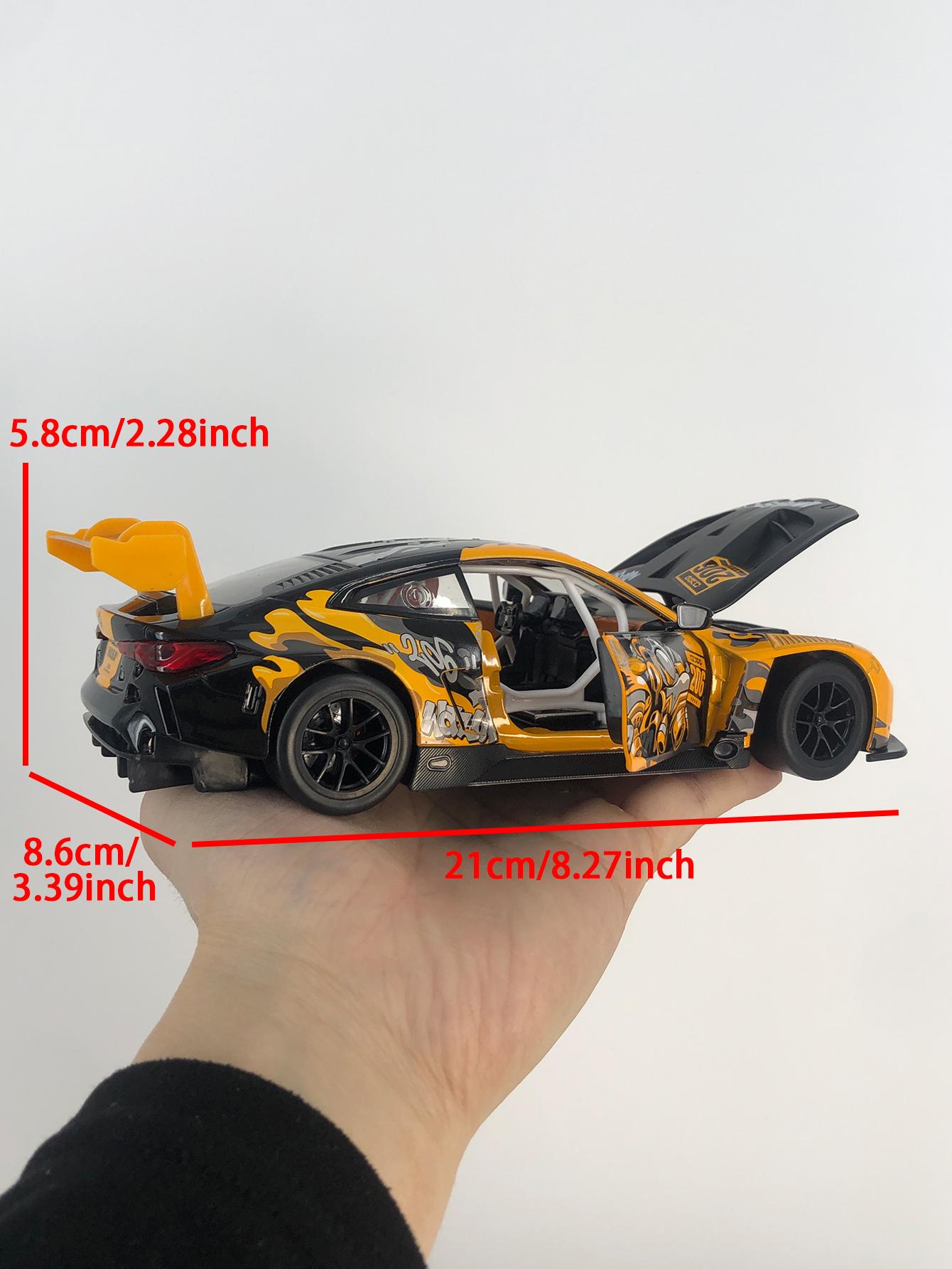 CCA 1:24 BMW M4 GT3 WASA model car, zinc alloy metal ornament, collectible gift car жёлтый
CCA 1:24 BMW M4 GT3 WASA model car, zinc alloy metal ornament, collectible gift car жёлтый