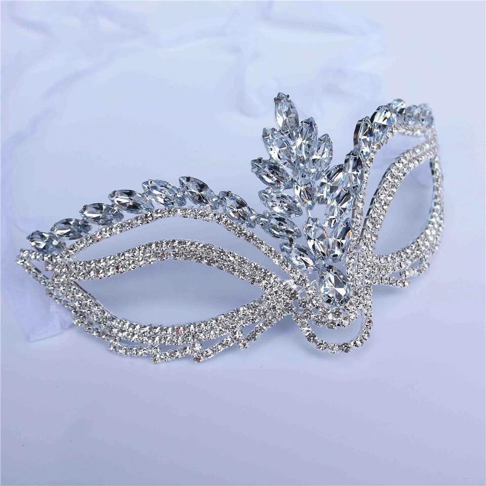 Bridal Facial Mask Accessories, Rhinestones Wedding Hair Accessories Headdress Crown
Bridal Facial Mask Accessories, Rhinestones Wedding Hair Accessories Headdress Crown