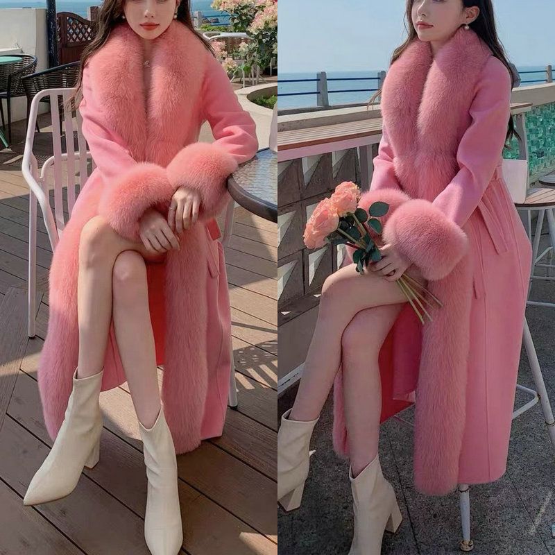 Осень и зима новая высококачественная имитация лисьего меха воротник меховое пальто шерстяное пальто тонкое большого размера длинная хлопковая одежда 6XL-175 --99 kg
Осень и зима новая высококачественная имитация лисьего меха воротник меховое пальто шерстяное пальто тонкое большого размера длинная хлопковая одежда 6XL-175 --99 kg