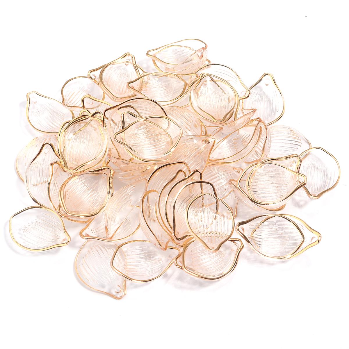 100Pcs Resin Petal Beads Gold Edge Baroque Style Loose Bead for Jewelry Supplies DIY Bracelet Earrings Headwear Accessories прозрачный
100Pcs Resin Petal Beads Gold Edge Baroque Style Loose Bead for Jewelry Supplies DIY Bracelet Earrings Headwear Accessories прозрачный
