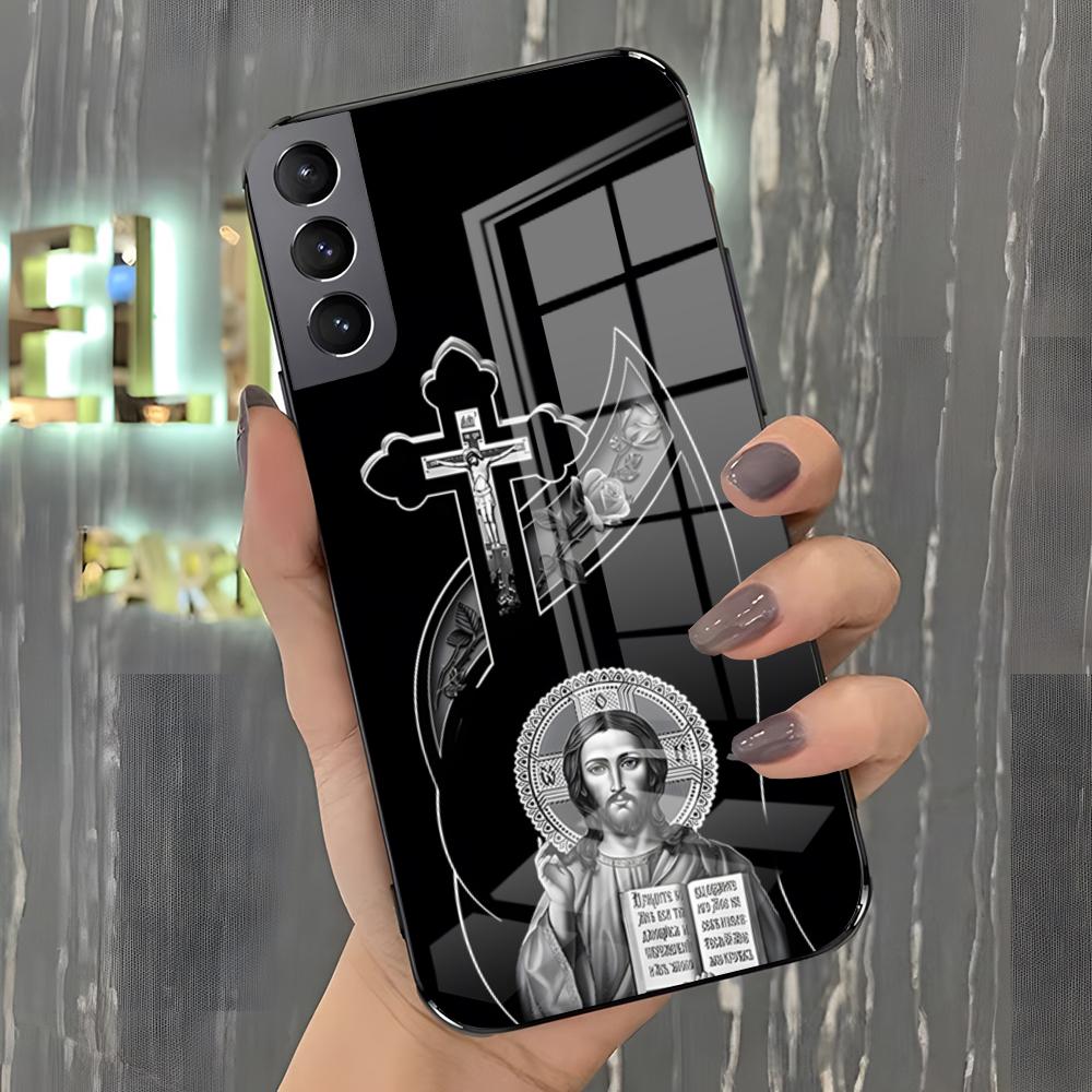 Orthodox Cross Icon Phone Case For Samsung A25 A13 A33 5G A54 A36 A35 A56 A52 A14 Shockproof Glass Cover Samsung A26
Orthodox Cross Icon Phone Case For Samsung A25 A13 A33 5G A54 A36 A35 A56 A52 A14 Shockproof Glass Cover Samsung A26