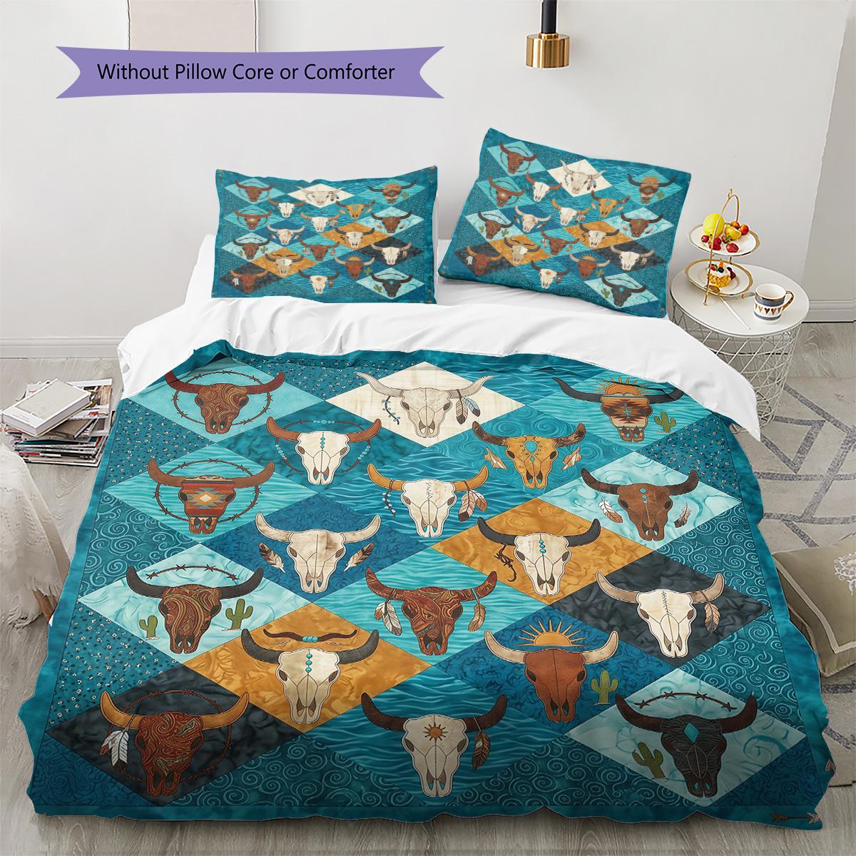 Cultural Puzzle Pattern Bedding Set Quilt Cover Pillowcase Home Decor Gift (1 * duvet cover + 2 * pillowcase, without core) 135x200cm
Cultural Puzzle Pattern Bedding Set Quilt Cover Pillowcase Home Decor Gift (1 * duvet cover + 2 * pillowcase, without core) 135x200cm