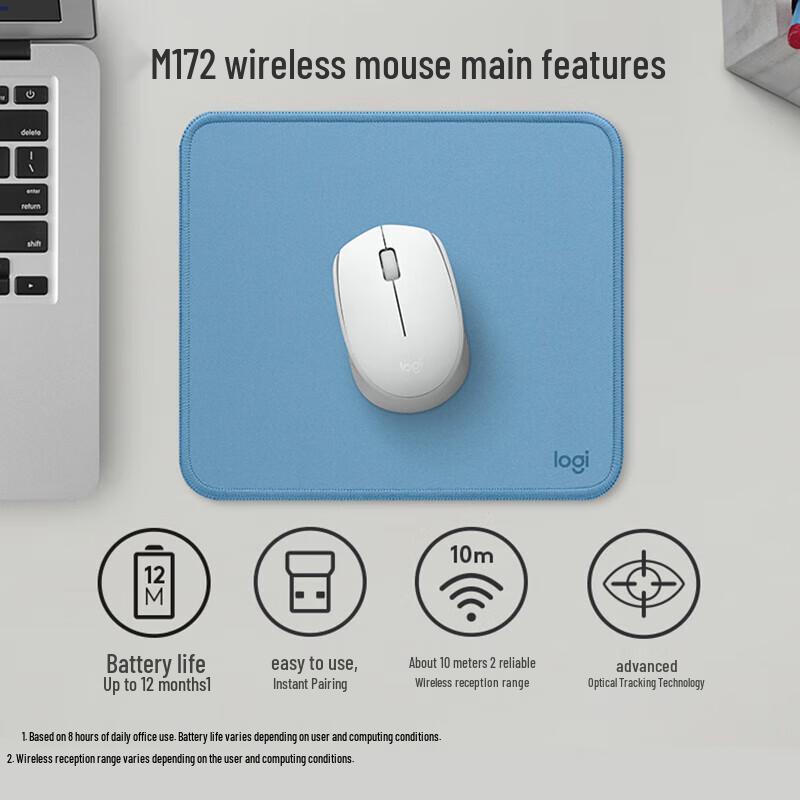 Logitech M172 Wireless Mouse
Logitech M172 Wireless Mouse