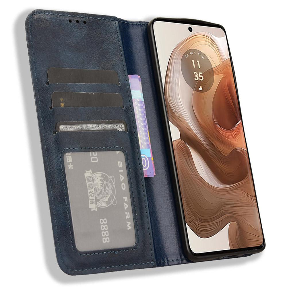 For Motorola Edge 50 Ultra 5G/Moto X50 Ultra 5G Case Retro Leather Phone Wallet Cover Blue
For Motorola Edge 50 Ultra 5G/Moto X50 Ultra 5G Case Retro Leather Phone Wallet Cover Blue
