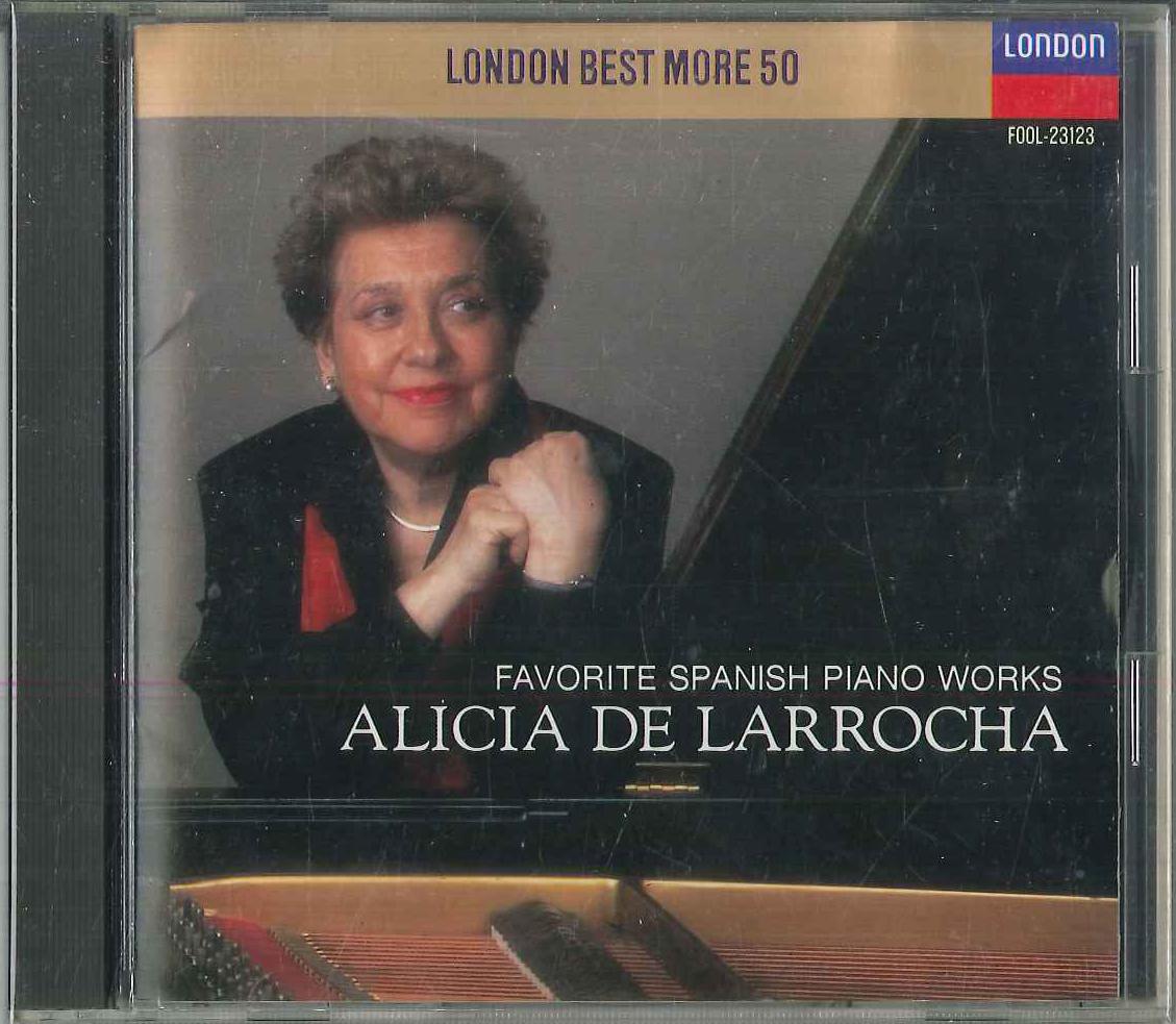 CD FALLA, ALBENIZ, GRANADOS, ALICIA DE - Favorite Spanish Piano Works FOOL23123 LONDON 1990 Japan Classical Used
CD FALLA, ALBENIZ, GRANADOS, ALICIA DE - Favorite Spanish Piano Works FOOL23123 LONDON 1990 Japan Classical Used