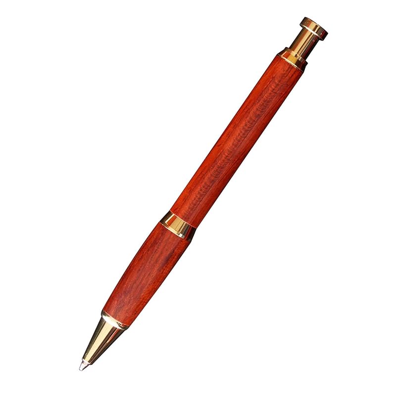 ballpoint pen wooden Knock type retractable black core business find work anniversary gift natural wood (Rosewood)
ballpoint pen wooden Knock type retractable black core business find work anniversary gift natural wood (Rosewood)