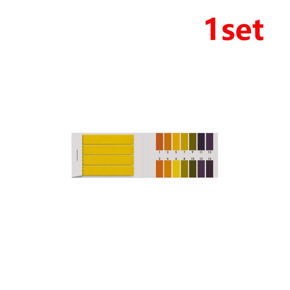 80-800 шт. тест-полосок PH 1-14 лакмусовая бумага с таблицей сравнения вода косметика почва тест-полоски кислотность точность для воды