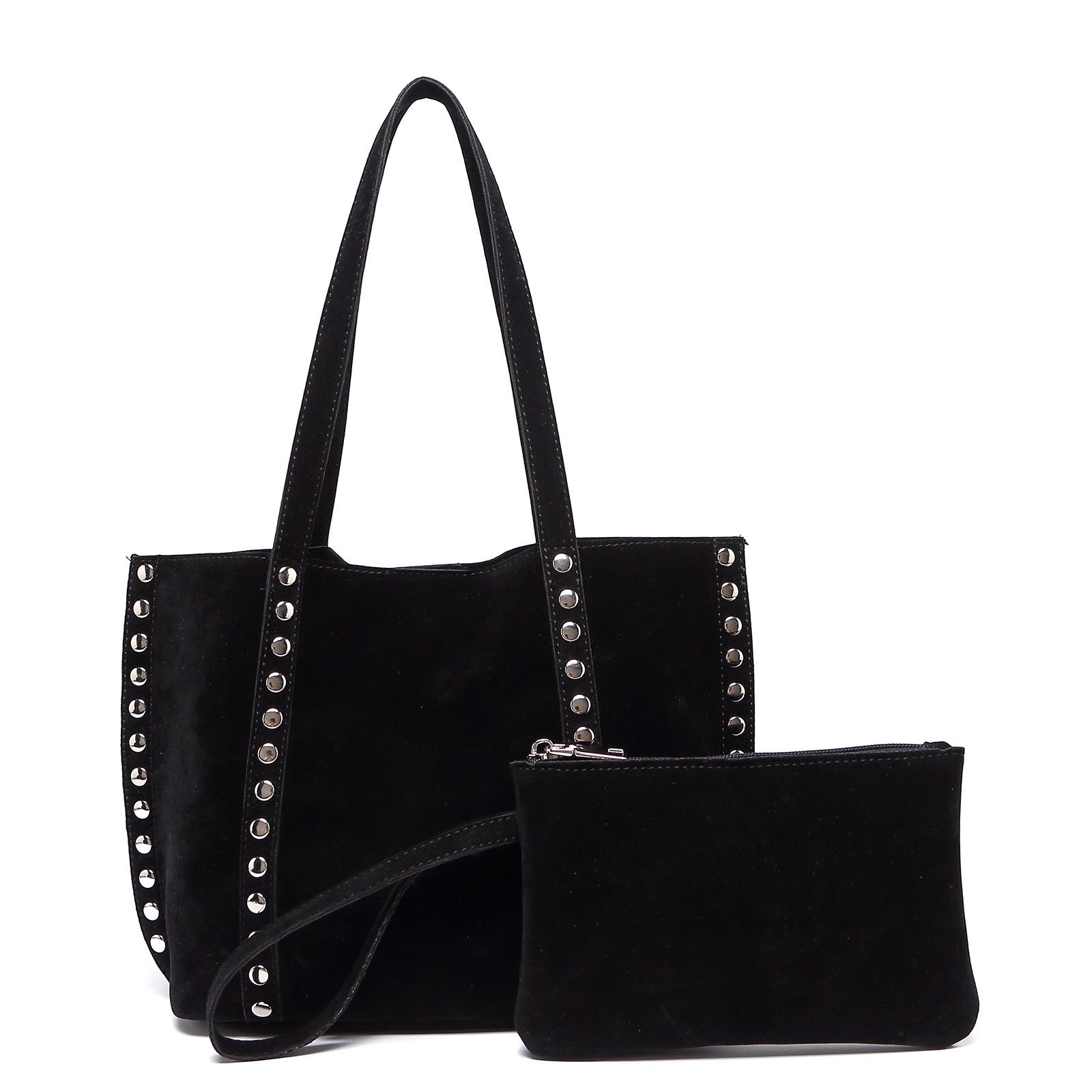 Vintage Faux suede women totes Rivet Shoulder Bag for lady handbag and purse Matte leather Female Composite bag bolsa
Vintage Faux suede women totes Rivet Shoulder Bag for lady handbag and purse Matte leather Female Composite bag bolsa