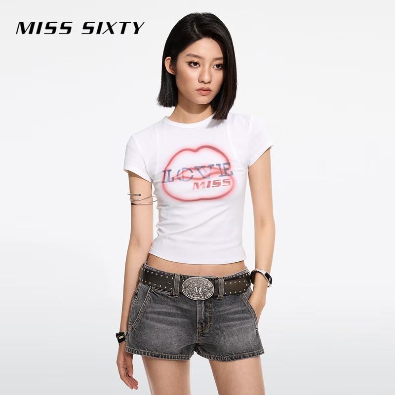 MISS SIXTY Bella Hadid Style Lip Print Round Neck Women s T-Shirt XS
MISS SIXTY Bella Hadid Style Lip Print Round Neck Women s T-Shirt XS