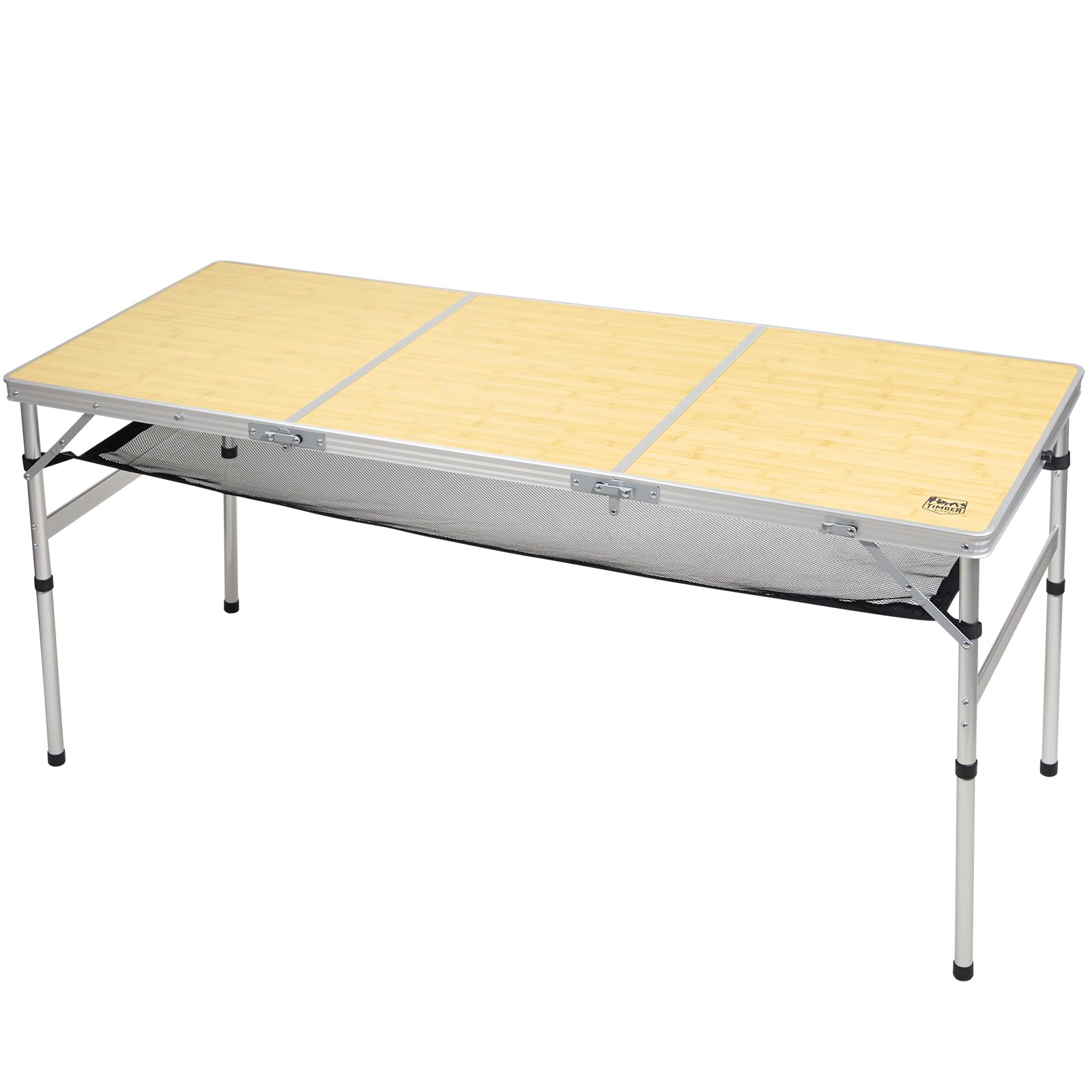 TIMBER RIDGE Camping Outdoor Folding Adjustable Height in Two For Family Easy Wood Color Table, Table, Compact, Table, Levels, Tri-Fold, 150X60cm,
TIMBER RIDGE Camping Outdoor Folding Adjustable Height in Two For Family Easy Wood Color Table, Table, Compact, Table, Levels, Tri-Fold, 150X60cm,