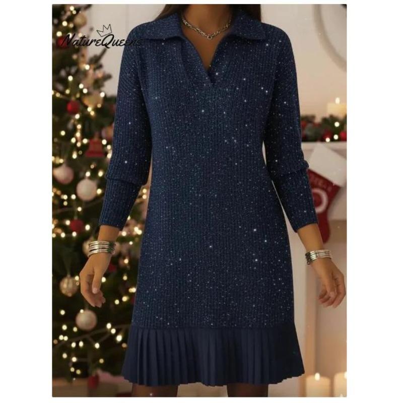 European And American Style Autumn Casual Long-Sleeved Polo Neck Dress Broken S темно-синий
European And American Style Autumn Casual Long-Sleeved Polo Neck Dress Broken S темно-синий