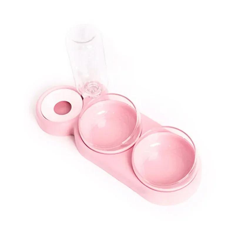 1 Pcs Pet Cat Bowl Convenience Simple Automatic Feeder Dog Cat Food Bowl With Water Fountain Double Bowl Drinking Raised рожевий
1 Pcs Pet Cat Bowl Convenience Simple Automatic Feeder Dog Cat Food Bowl With Water Fountain Double Bowl Drinking Raised рожевий
