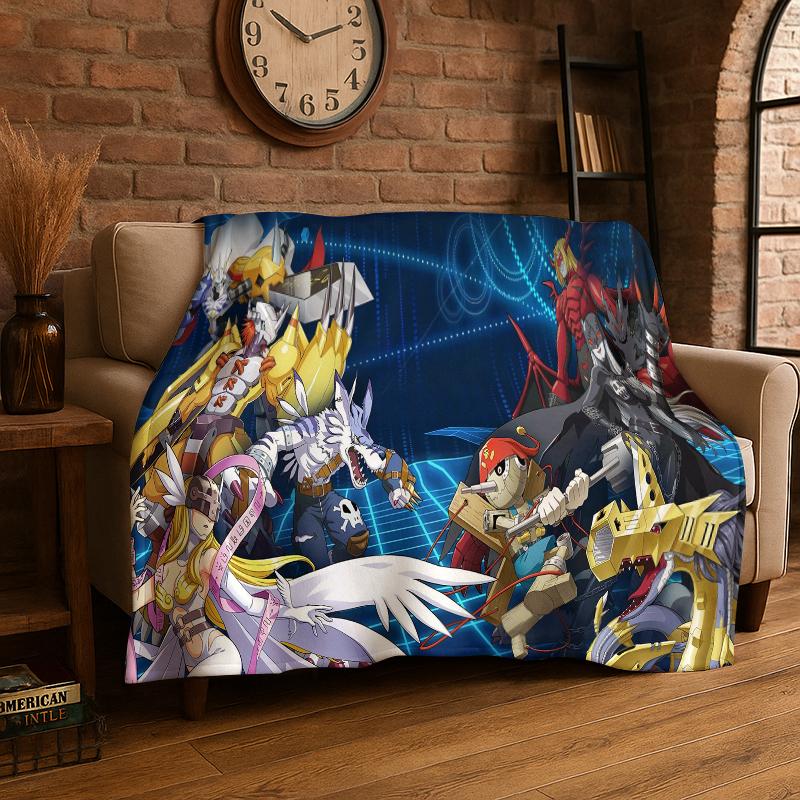 Digimon Adventure Angewomon Agumon Cartoon Flannel Blanket Soft Warm Throw Blanket for Bedroom Living Room Bed Travel Picnic 75x90cm
Digimon Adventure Angewomon Agumon Cartoon Flannel Blanket Soft Warm Throw Blanket for Bedroom Living Room Bed Travel Picnic 75x90cm