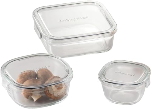 iwaki PCPRN3GY21 Heat Resistant Glass Storage Container, Cool Gray, Square Shape, 3-piece Set, Pack & Range
iwaki PCPRN3GY21 Heat Resistant Glass Storage Container, Cool Gray, Square Shape, 3-piece Set, Pack & Range