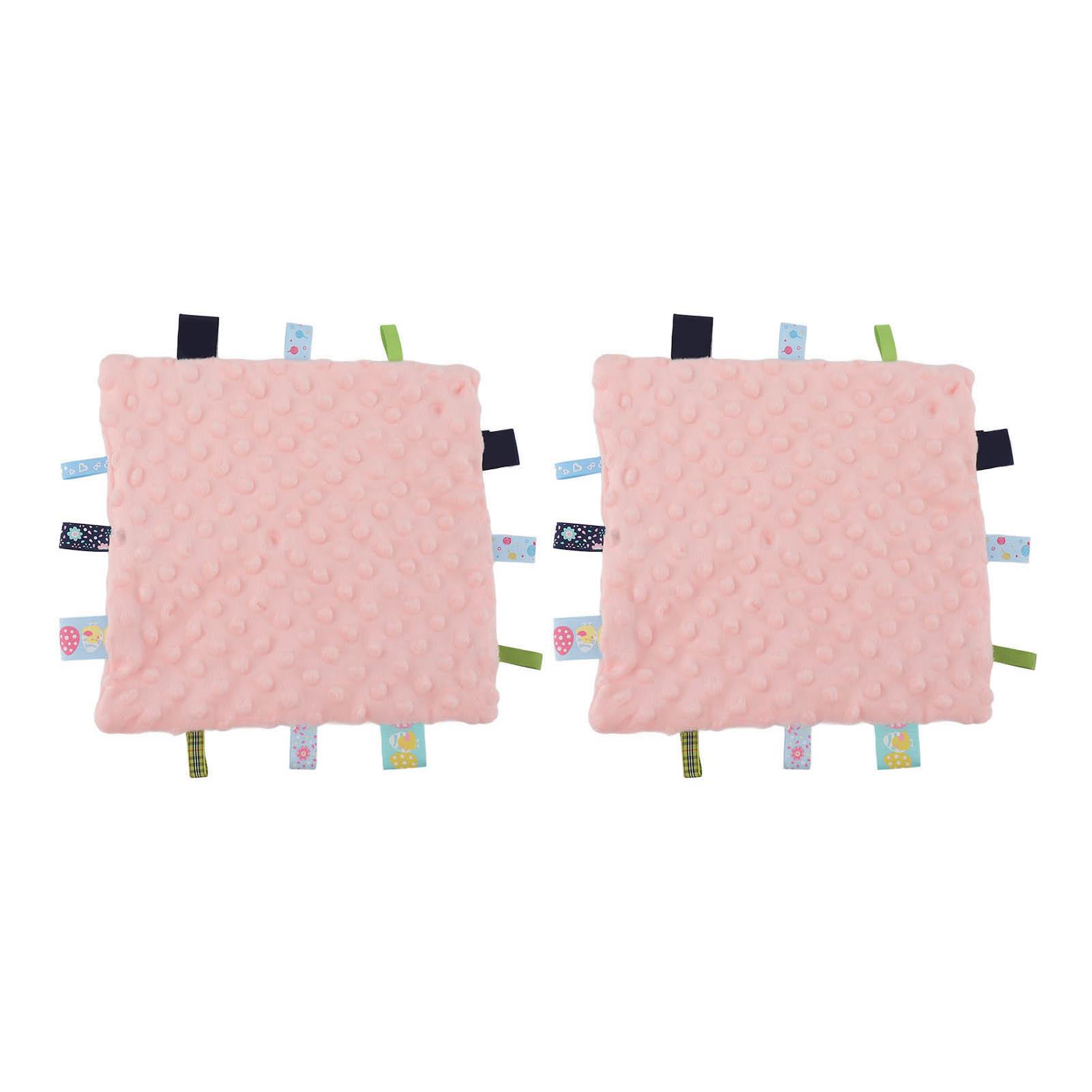 2pcs Infant Tags Security Blanket Pure Cotton 3D Particles Sensory Development Baby Comfort Blanket рожевий
2pcs Infant Tags Security Blanket Pure Cotton 3D Particles Sensory Development Baby Comfort Blanket рожевий