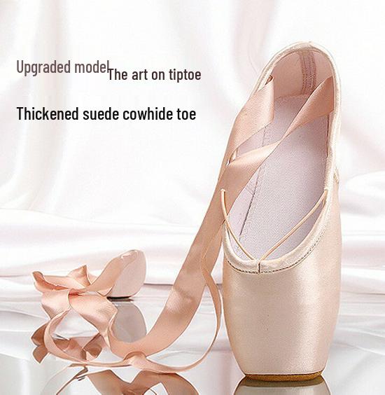 Girls Ballet Pointe Shoes with Ribbons - Satin Dance Flats for Practice and Performance (Big Kids) 33
Girls Ballet Pointe Shoes with Ribbons - Satin Dance Flats for Practice and Performance (Big Kids) 33