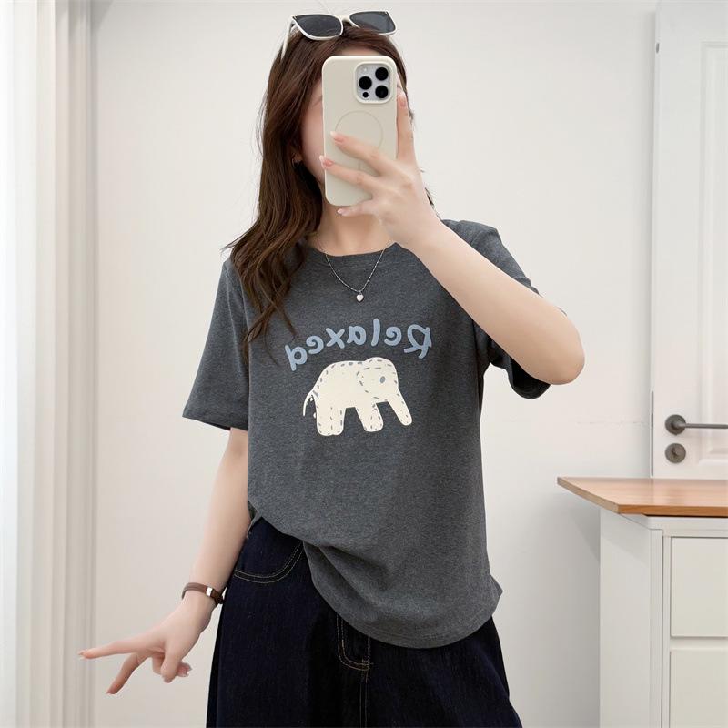 Summer 2026 Plus Size Cartoon Print Cotton T-Shirt with Round Neck for Women 2XL сірий колір
Summer 2026 Plus Size Cartoon Print Cotton T-Shirt with Round Neck for Women 2XL сірий колір