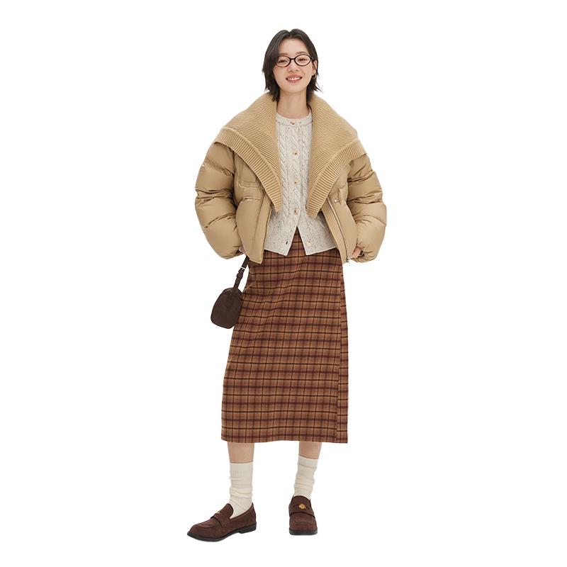 Ailley Women s Detachable Knit Shawl Short Down Jacket L
Ailley Women s Detachable Knit Shawl Short Down Jacket L