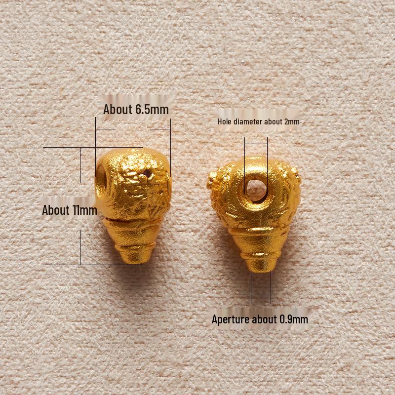 Gold Tone Buddhist Buddha Head Spacer Beads for DIY Jewelry
Gold Tone Buddhist Buddha Head Spacer Beads for DIY Jewelry
