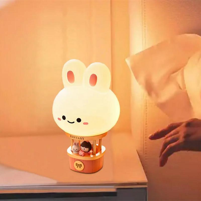 Nursery Nightlight Cartoon Bunny Air Balloon Desk Night Light Tabletop Ornaments Home Novelty Lighting Animal Statue For
Nursery Nightlight Cartoon Bunny Air Balloon Desk Night Light Tabletop Ornaments Home Novelty Lighting Animal Statue For