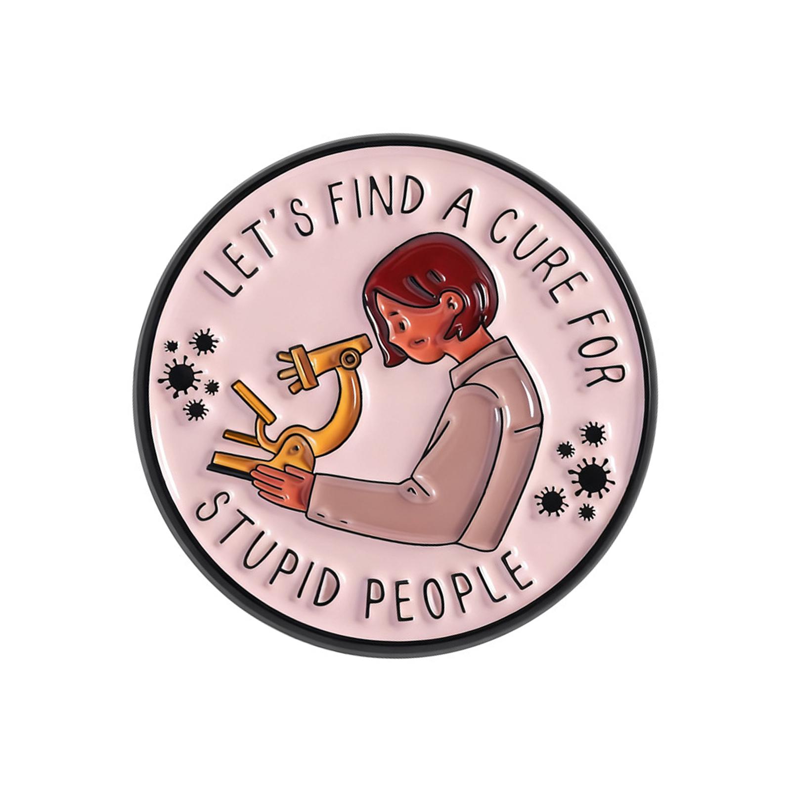 Funny Lab Experiment Brooch Featuring Microscope Detail Round Shape Alloy Badge Pin Decoration for Backpack Hat 1
Funny Lab Experiment Brooch Featuring Microscope Detail Round Shape Alloy Badge Pin Decoration for Backpack Hat 1