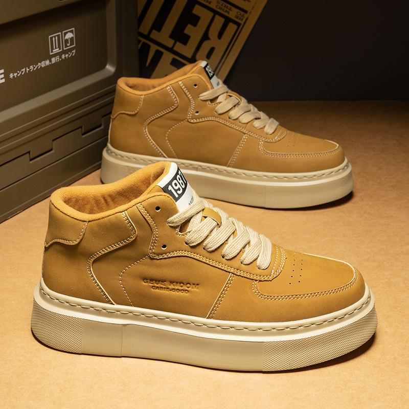 Spring and Autumn new mid-top board shoes men s platform men s casual shoes youth sports shoes retro trendy short boots Martin boots 40
Spring and Autumn new mid-top board shoes men s platform men s casual shoes youth sports shoes retro trendy short boots Martin boots 40