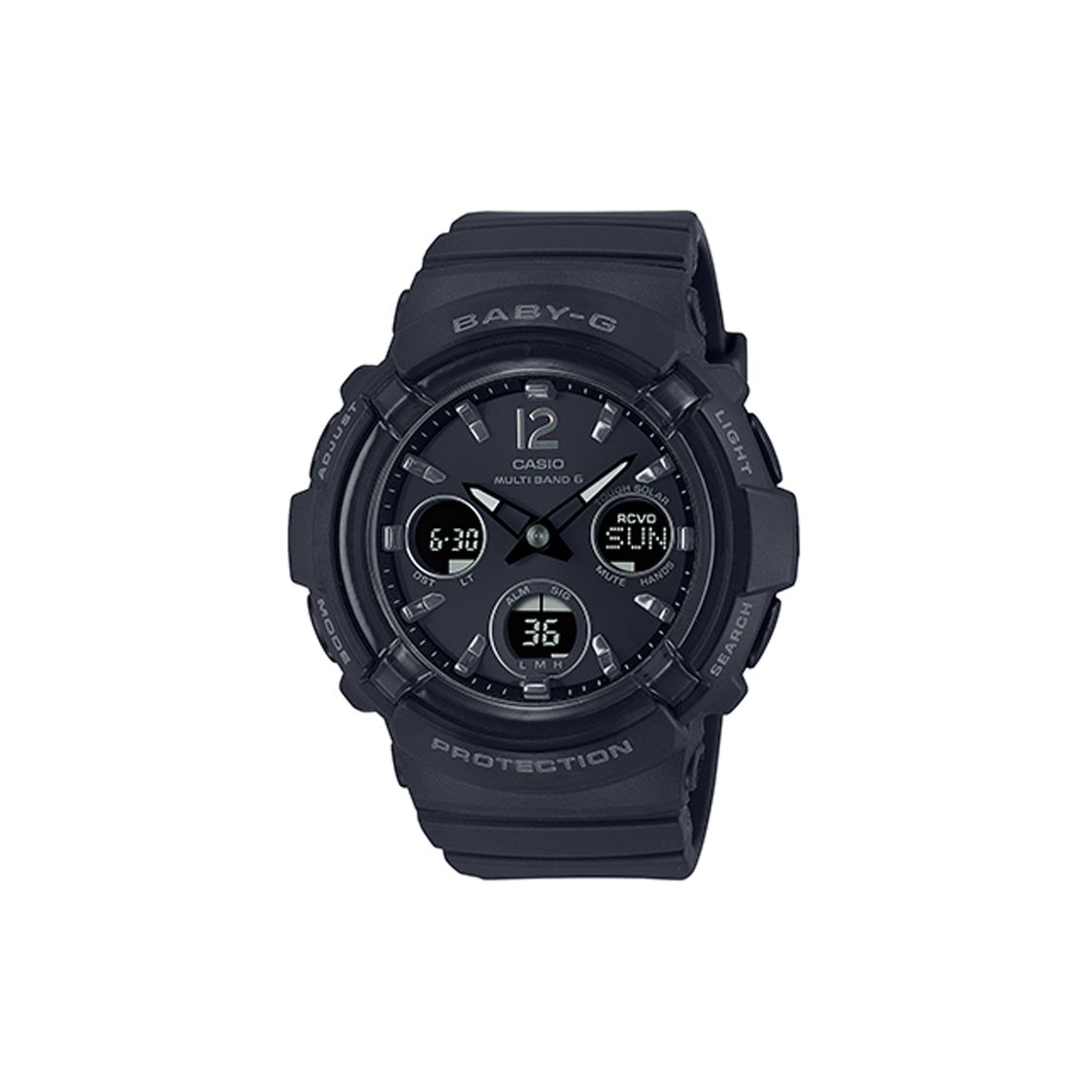 Casio Baby-G Sports Series 100M Waterproof Quartz Movement Resin Strap Watch Women watches Black BGA-2800-1A Black Dial
Casio Baby-G Sports Series 100M Waterproof Quartz Movement Resin Strap Watch Women watches Black BGA-2800-1A Black Dial