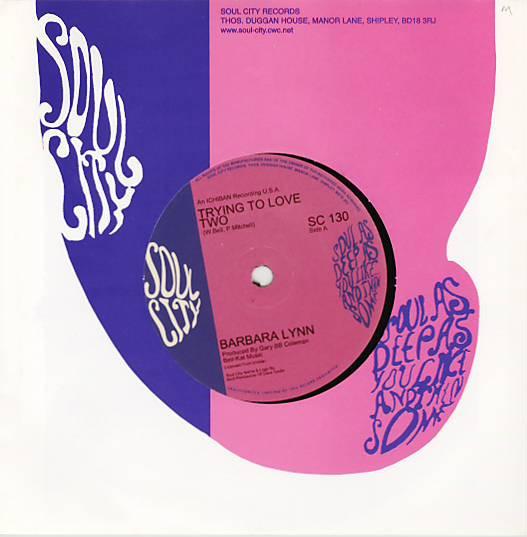 7inch Record BARBARA LYNN - Trying To Love Two / Sugar Coated L SC130 Soul City 2000 UK Soul/Funk Used
7inch Record BARBARA LYNN - Trying To Love Two / Sugar Coated L SC130 Soul City 2000 UK Soul/Funk Used