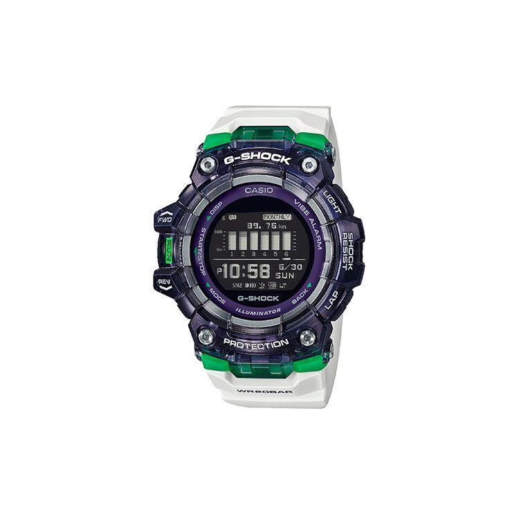 Casio G-Squad Series G-Shock GPS Bluetooth Step Tracker Smart Training Monitor LED Light Quartz Movement Resin Strap Men watches GBD-100SM-1A7PRD White Strap
Casio G-Squad Series G-Shock GPS Bluetooth Step Tracker Smart Training Monitor LED Light Quartz Movement Resin Strap Men watches GBD-100SM-1A7PRD White Strap