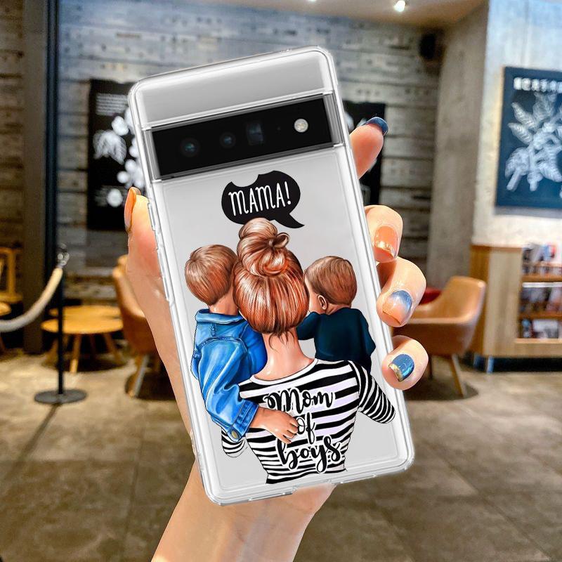 Baby Girl Mom Family Phone Case For Google Pixel 9 Pro XL 8 7 6 Pro 8A 7A 6A 5 4 5A 4A 3A XL 5G Silicone Soft TPU Clear Cover Pixel 8
Baby Girl Mom Family Phone Case For Google Pixel 9 Pro XL 8 7 6 Pro 8A 7A 6A 5 4 5A 4A 3A XL 5G Silicone Soft TPU Clear Cover Pixel 8