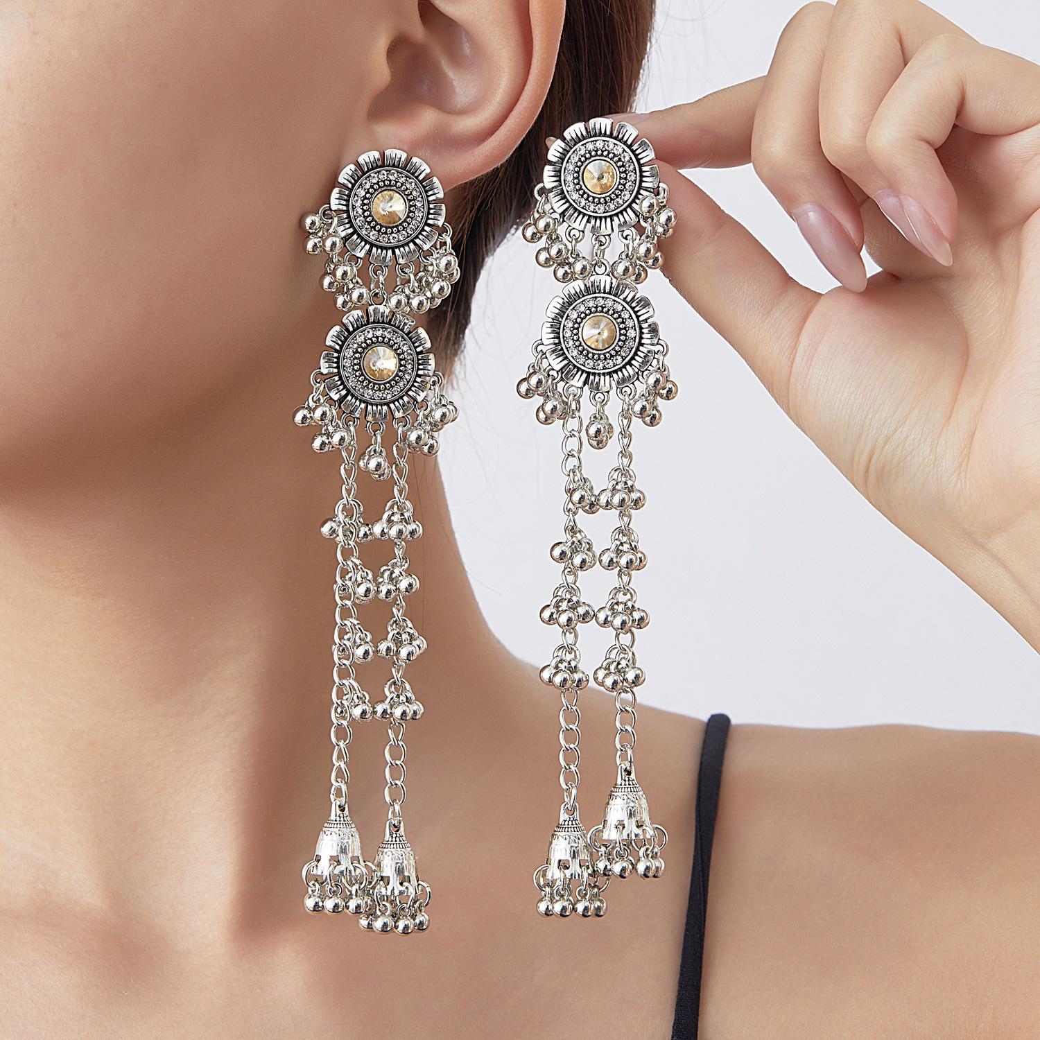 Vintage Tassel Drop Earrings Bohemian Long Earrings for Women Fashion Lightweight Jewelry шампанского
Vintage Tassel Drop Earrings Bohemian Long Earrings for Women Fashion Lightweight Jewelry шампанского