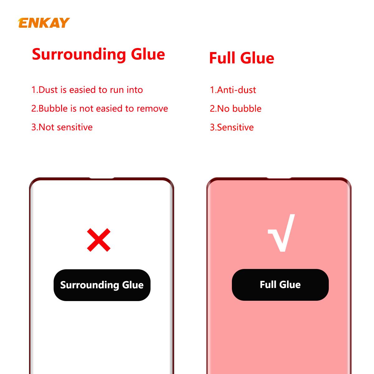 ENKAY 0.26mm 9H 3D Curved Full Glue Tempered Glass Full Screen Film for Samsung Galaxy S10 Type A
ENKAY 0.26mm 9H 3D Curved Full Glue Tempered Glass Full Screen Film for Samsung Galaxy S10 Type A