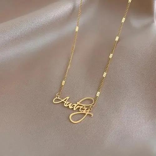 Stainless Steel Metal Necklace Simple Style Women s Zircon Couple Birthday Gif Letter Necklace Fashion Pendants золотистий
Stainless Steel Metal Necklace Simple Style Women s Zircon Couple Birthday Gif Letter Necklace Fashion Pendants золотистий