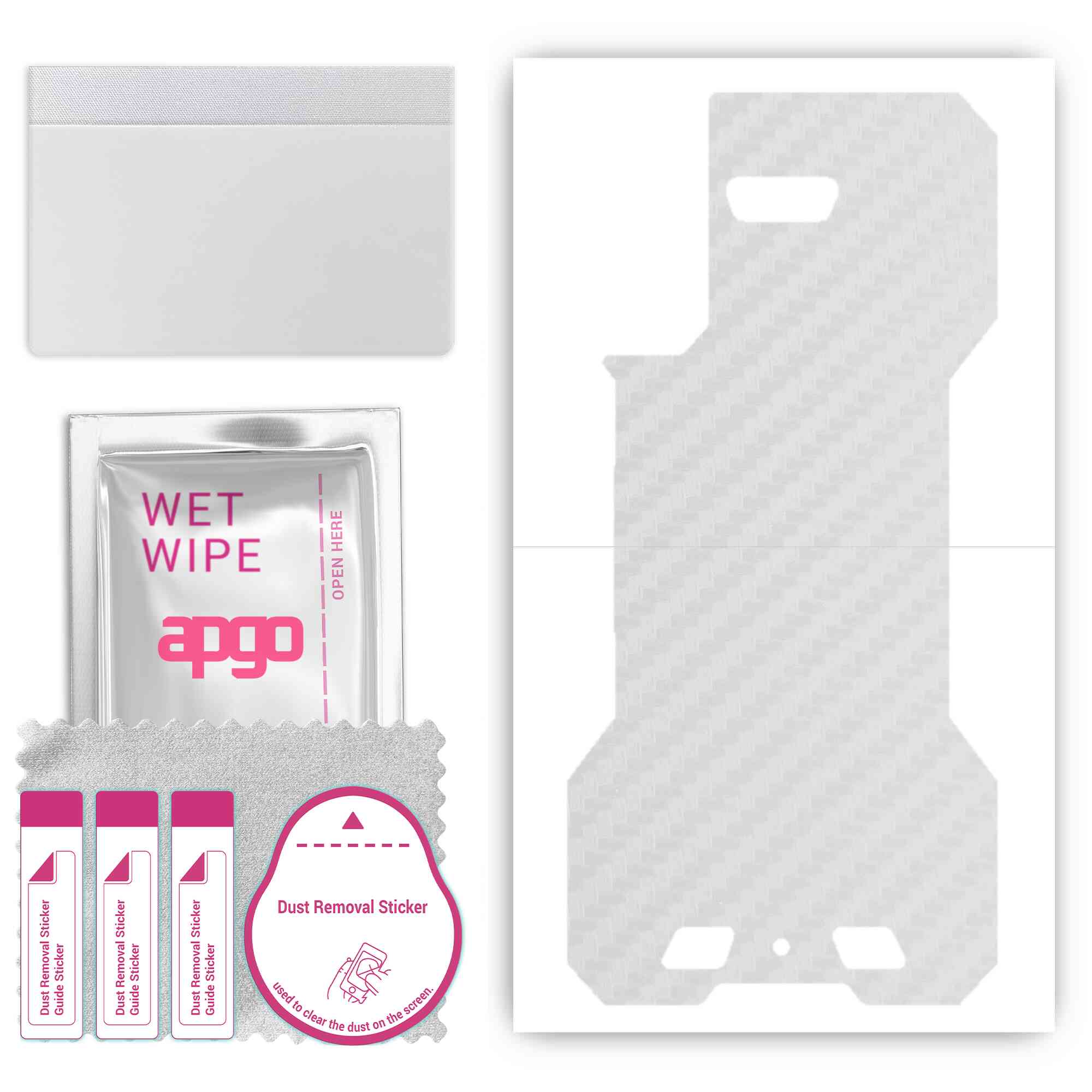 Apgo Protective Skin Sticker for the back compatible with Cubot King Kong 5 Pro, Wrap Film, Foil, Vinyl - Pattern Transparent Carbon
Apgo Protective Skin Sticker for the back compatible with Cubot King Kong 5 Pro, Wrap Film, Foil, Vinyl - Pattern Transparent Carbon