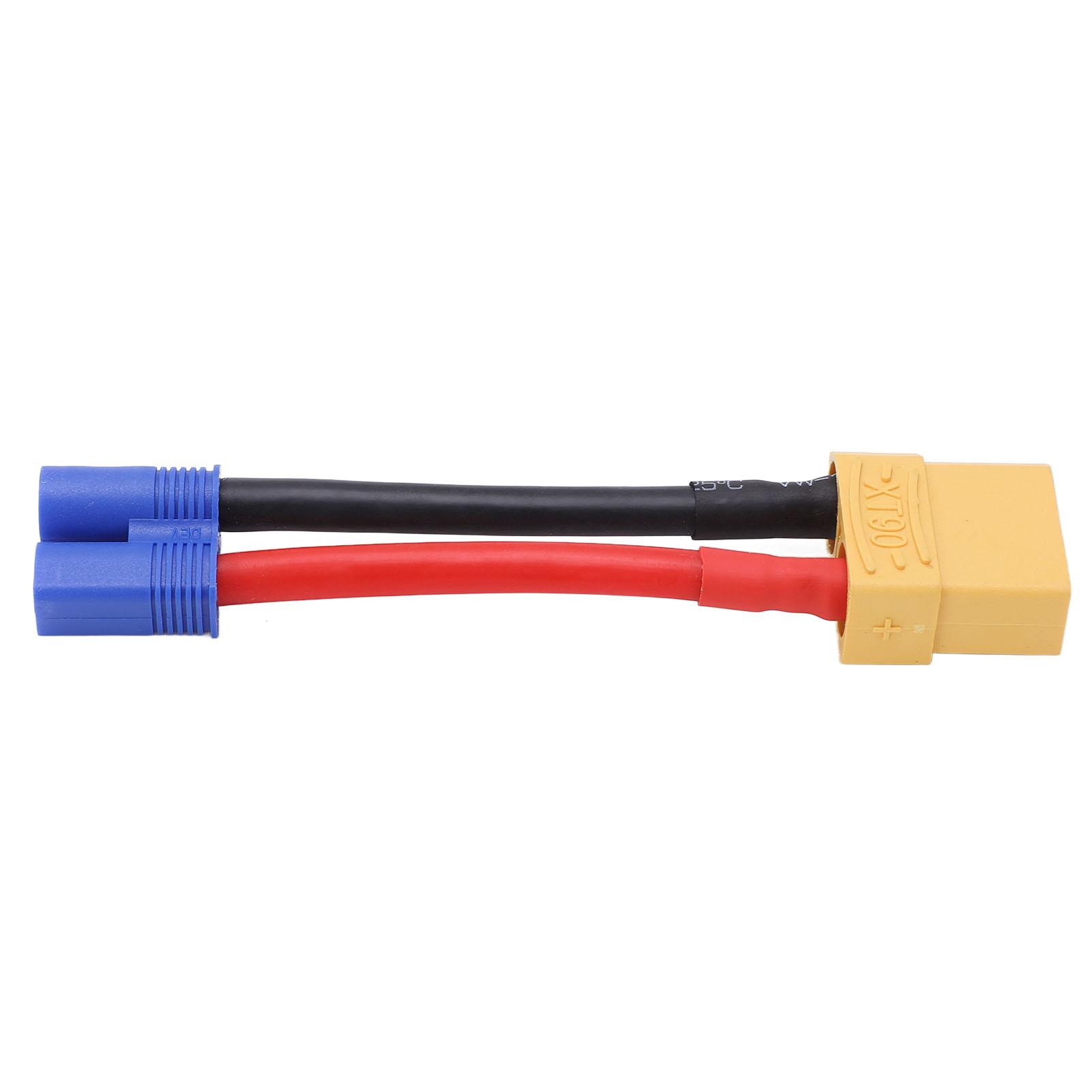 XT90 Female to EC3 Male Connector 12AWG Professional XT90 Connector Reusable Strong Compatibility
XT90 Female to EC3 Male Connector 12AWG Professional XT90 Connector Reusable Strong Compatibility