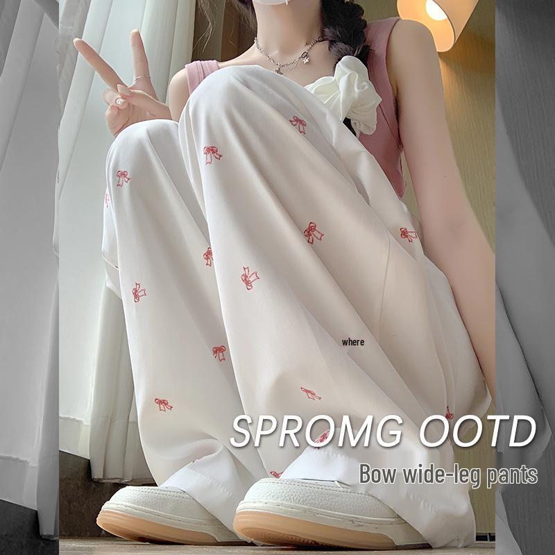 Women s High Waist Slimming Bowknot Yamamoto Wide-Leg Summer Pants - Drapey Floor-Length Casual Trousers L (106-115 lbs)
Women s High Waist Slimming Bowknot Yamamoto Wide-Leg Summer Pants - Drapey Floor-Length Casual Trousers L (106-115 lbs)