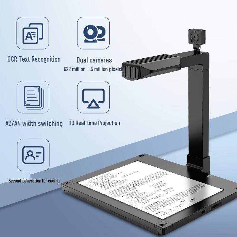 Hanwang HW-2200 S3 Smart Overhead Scanner CN plug (adapter included)
Hanwang HW-2200 S3 Smart Overhead Scanner CN plug (adapter included)
