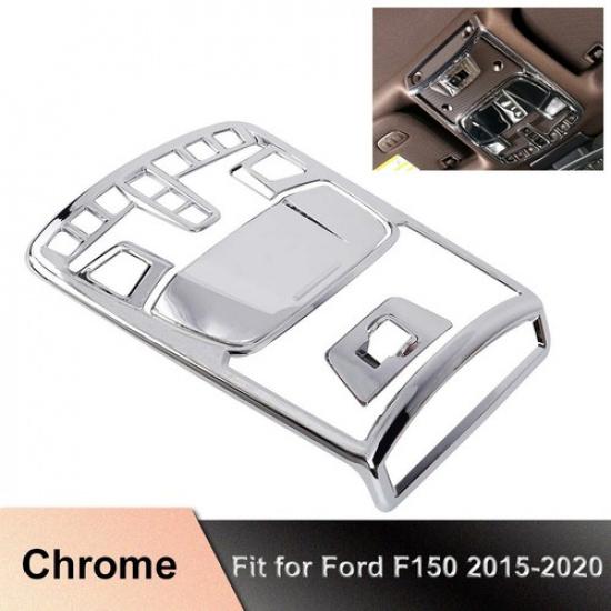 Chrome Interior Front Reading Light Lamp Cover Frame Trim For Ford F150 2015+
Chrome Interior Front Reading Light Lamp Cover Frame Trim For Ford F150 2015+