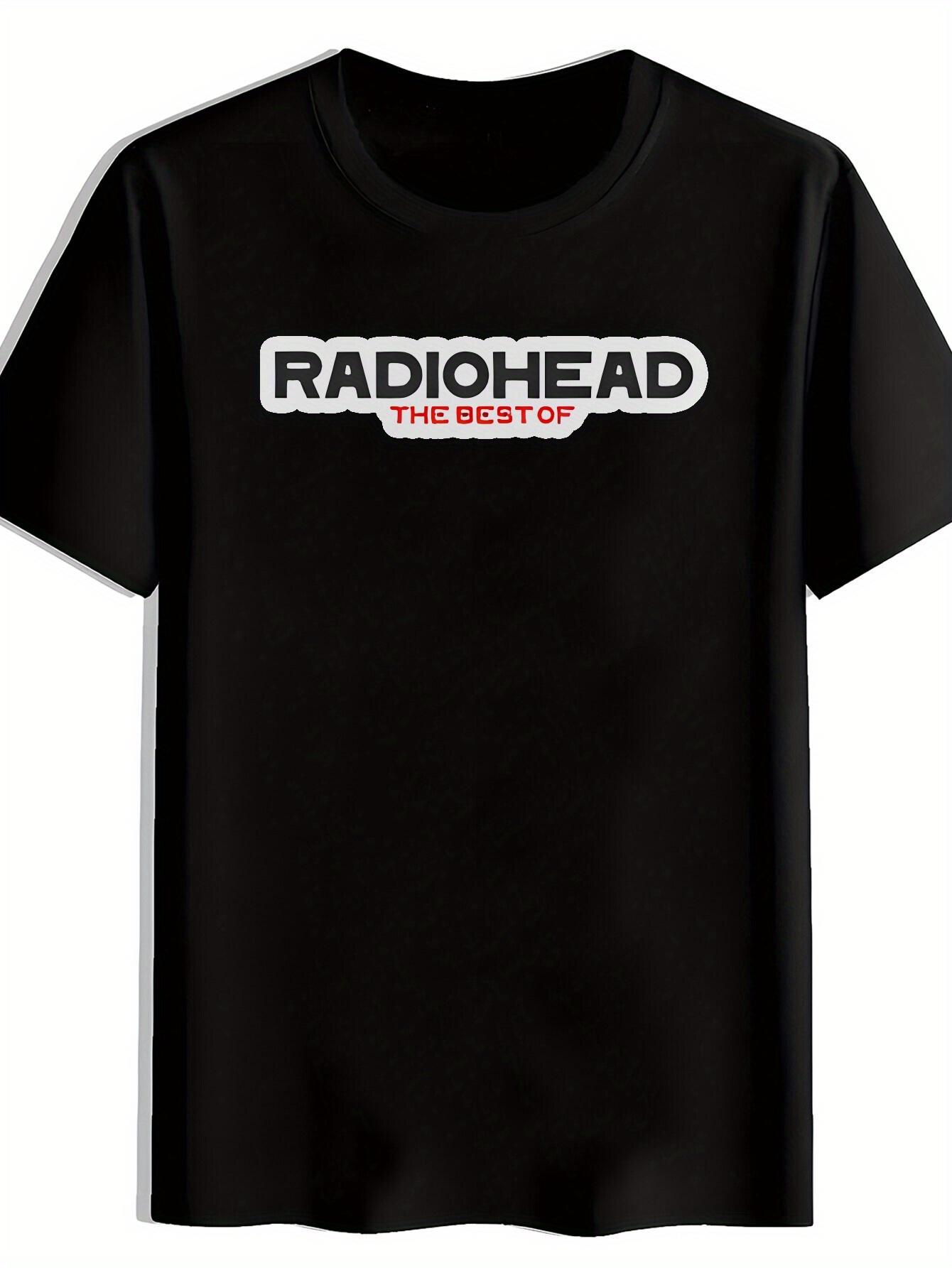 Vintage Rock Band Graphic T-shirt - Casual Summer Polyester Round Neck Tee with RADIOHEAD THE BEST Print XXL
Vintage Rock Band Graphic T-shirt - Casual Summer Polyester Round Neck Tee with RADIOHEAD THE BEST Print XXL